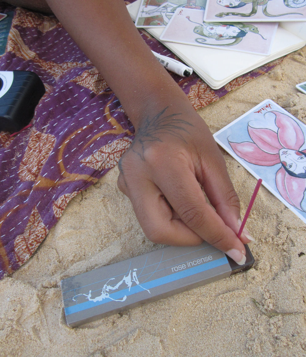 Umi Rose Incense + Holder