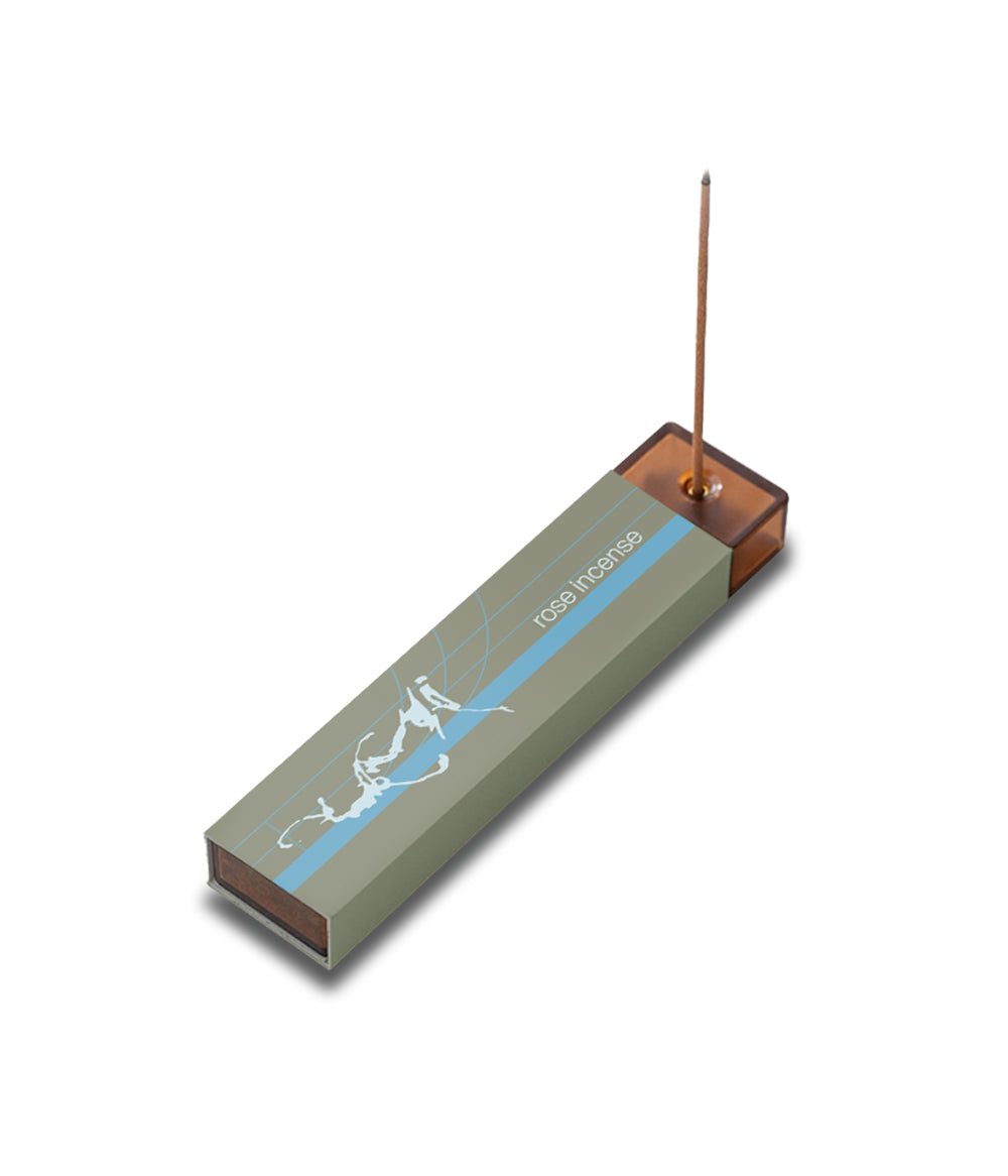 Umi Rose Incense + Holder